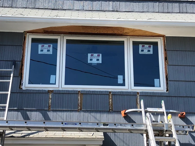 Harvey casement picture window combination window